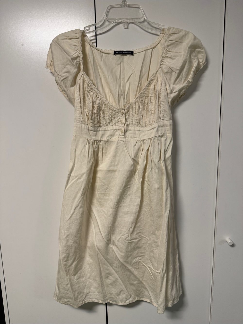 Babydoll dress with ruching